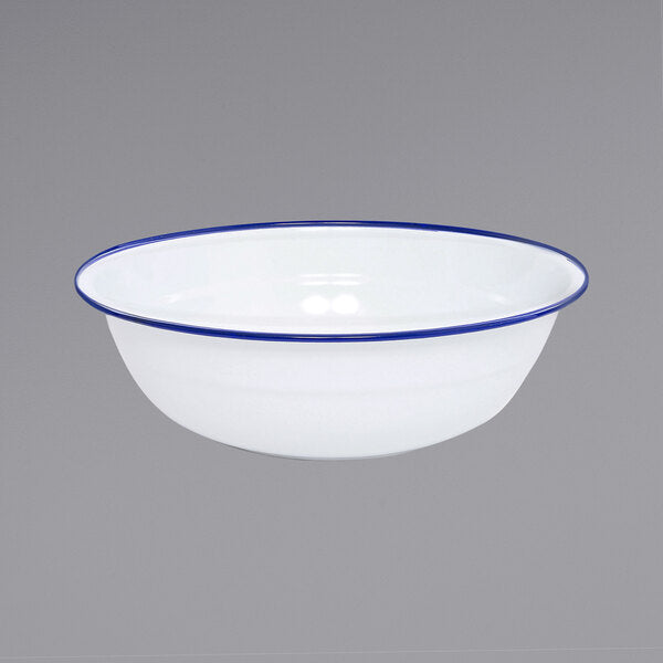 Crow Canyon Home V25BLU Vintage 8 Qt. White Serving Bowl – item 206V25BLU