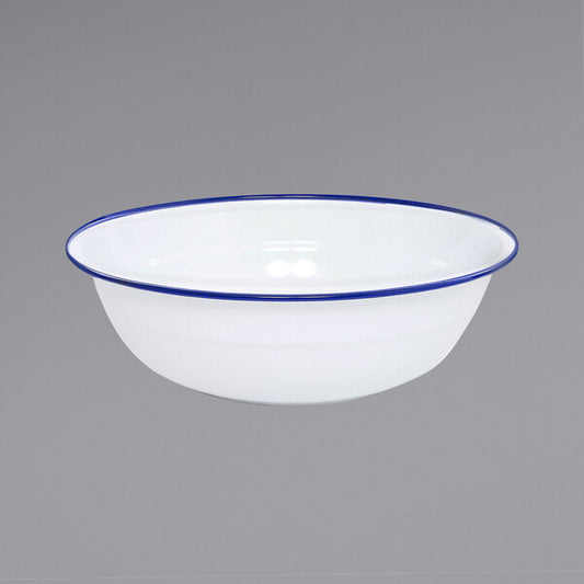 Crow Canyon Home V25BLU Vintage 8 Qt. White Serving Bowl – item 206V25BLU