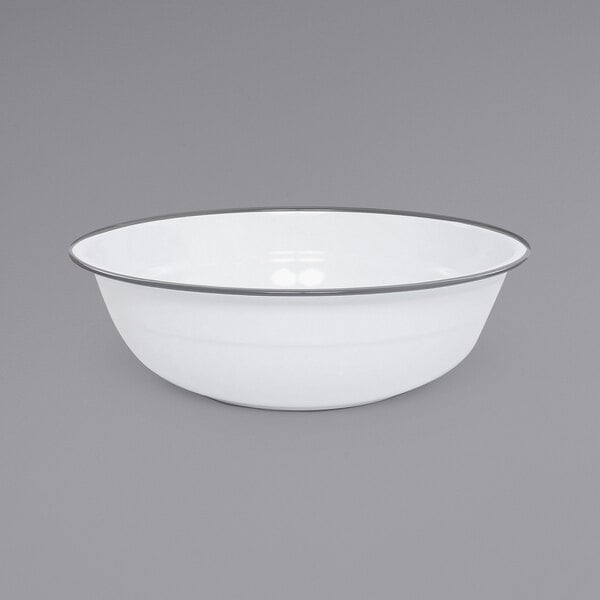 Crow Canyon Home V25GRY Vintage 8 Qt. White Serving Bowl – item 206V25GRY