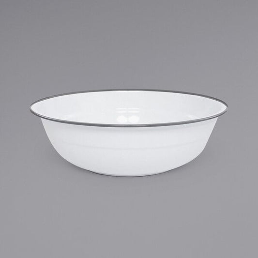 Crow Canyon Home V25GRY Vintage 8 Qt. White Serving Bowl – item 206V25GRY