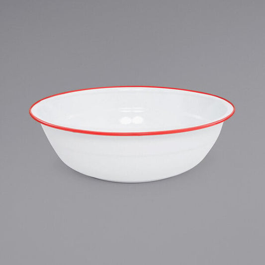Crow Canyon Home V25RED Vintage 8 Qt. White Serving Bowl – item 206V25RED