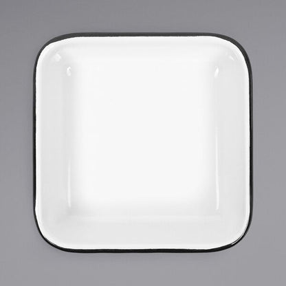 Crow Canyon Home V122BLA Serving Tray w/ Black Rolled Rim – item 206V122BLA image 2