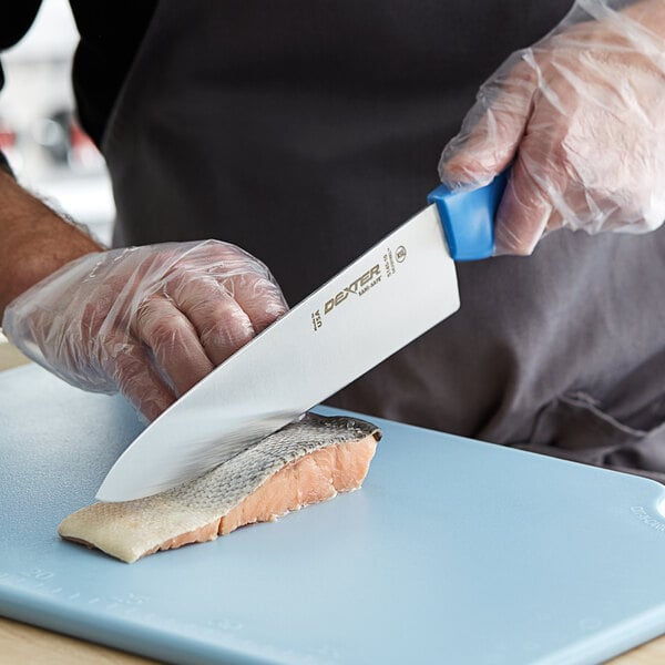 Dexter-Russell 12433C Sani-Safe 10" Blue Chef Knife – item 21012433C image 2