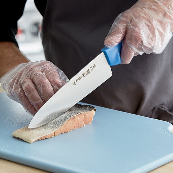 Dexter-Russell 12443C Sani-Safe 8" Blue Chef Knife – item 21012443C image 2