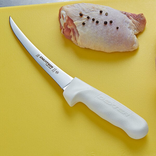 Dexter-Russell 01493 Sani-Safe 6" Narrow Curved Boning Knife – item 21001493 image 2