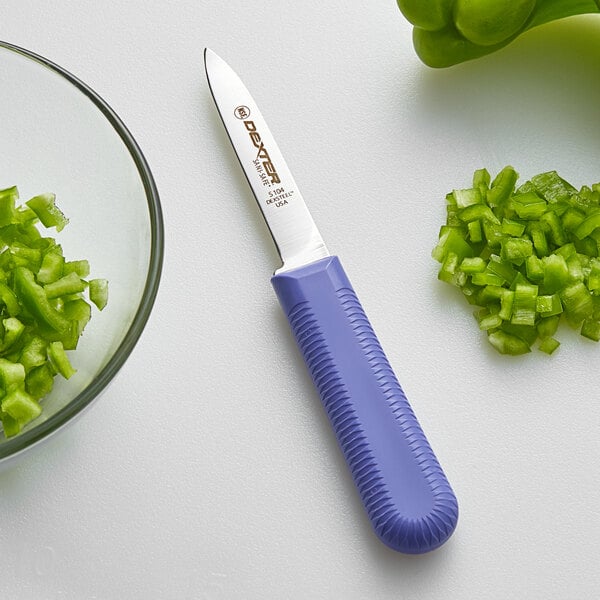 Dexter-Russell 15303P Sani-Safe 3 1/4" Purple Paring Knife – item 21015303P image 2