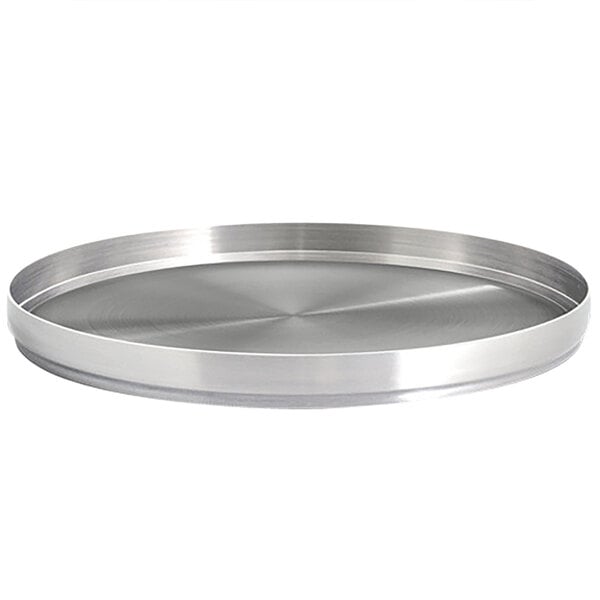 FOH Soho 7 1/2" Stainless Serving Plate w/ Raised Rim – item 957SO75PSSS image 2