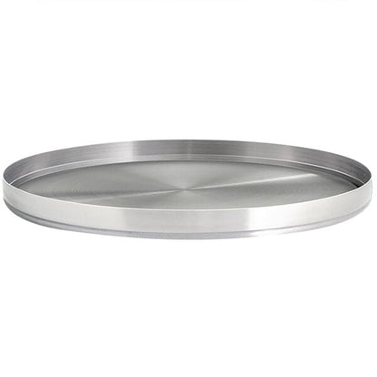 FOH Soho 12 1/4" Stainless Serving Plate w/ Raised Rim – item 957SO1225PSS image 2