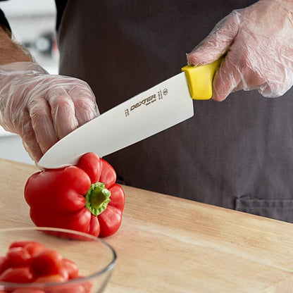 Dexter-Russell 12443Y Sani-Safe 8" Yellow Chef Knife – item 21012443Y image 2