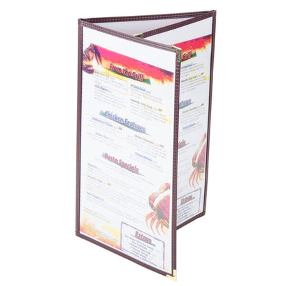 8 1/2" x 14" Folding Menu Cover – item 659SE330DBU