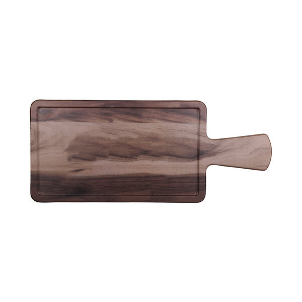 Elite Serving Board w/ Full Pocket and Handle - 12" x 7" – item 330M127RCFPH image 2
