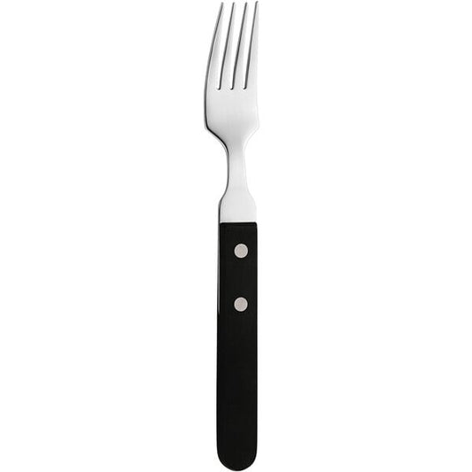 Amefa 700000B000340 7 Dinner Fork w/ Black Plastic Handle – item 548700340B
