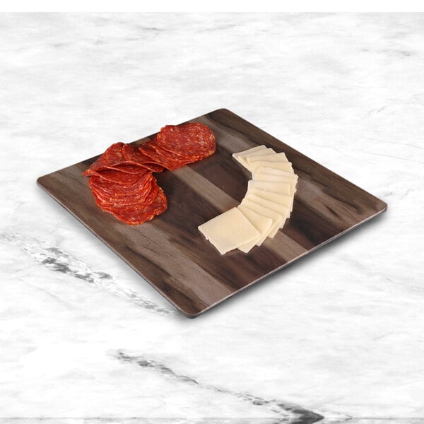 Elite Global Solutions 10" x 10" Fo Bwa Faux Serving Board – item 330M10HW image 2