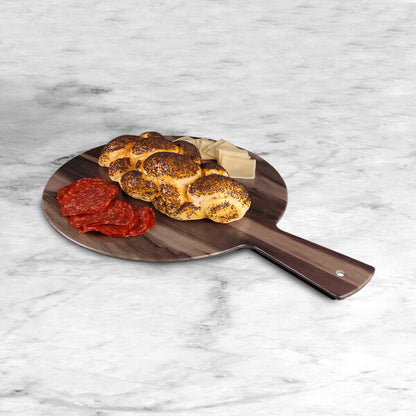 Elite Global Solutions Fo Bwa 12" Round Serving Board – item 330M12RWHW