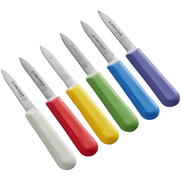 Dexter-Russell 15483 Sani-Safe Bucket of 3 1/2" Knife – item 21015483 image 2