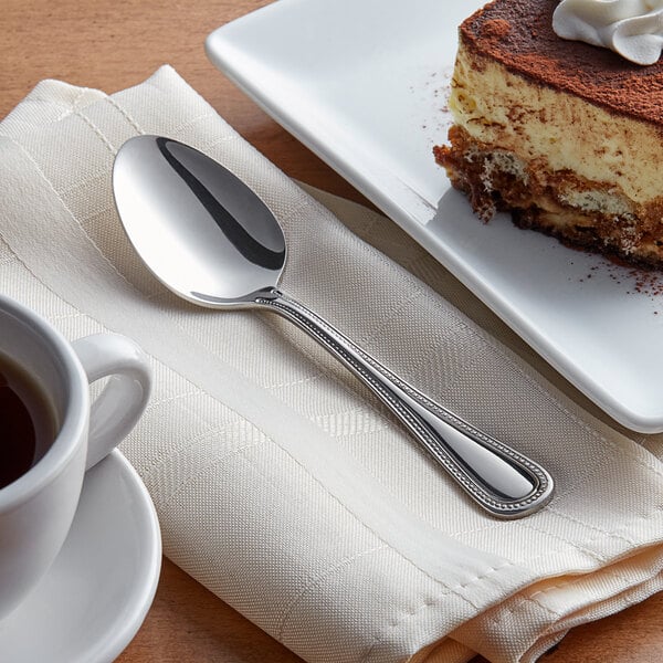 Acopa Lydia 7 5/16" X-Heavy Dinner / Dessert Spoon – item 267830803 image 2