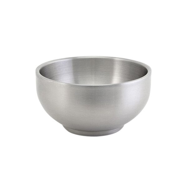 FOH Harmony 6 oz. Brushed Stainless Double Wall Serving Bowl – item 957HARBSS6 image 2