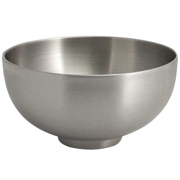 FOH Harmony 24 oz. Stainless Double Wall Serving Bowl – item 957HARBSS24