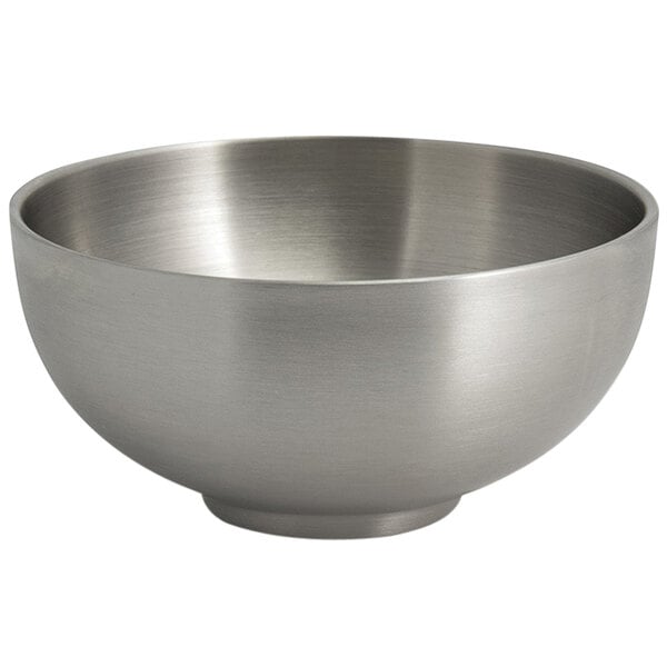 FOH Harmony 36 oz. Stainless Double Wall Serving Bowl – item 957HARBSS36