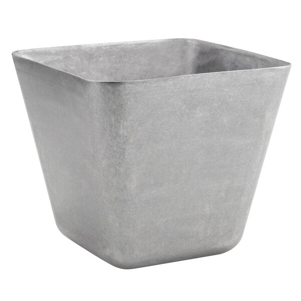 FOH Mod 19 oz. Square Antique Finish Stainless Serving Bowl – item 957MODBSS19