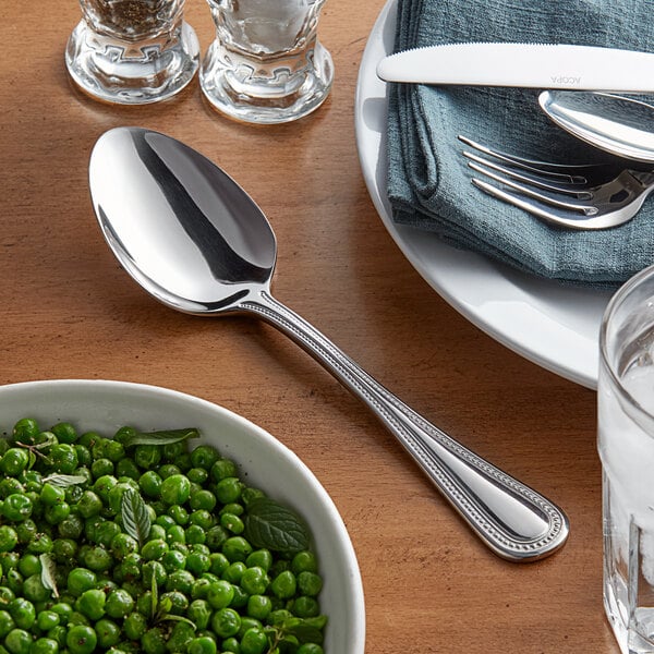 Acopa Lydia 8 3/16" X-Heavy Tablespoon / Serving Spoon – item 267830810 image 2