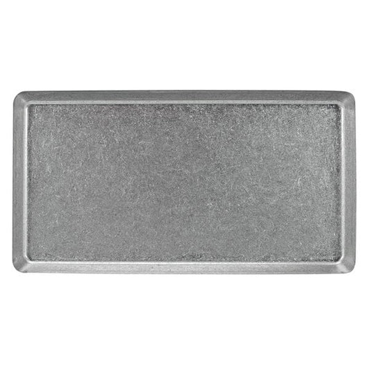 FOH Mod 12 1/2" x 8 1/4" Antique Finish Serving Plate – item 957MODSS128