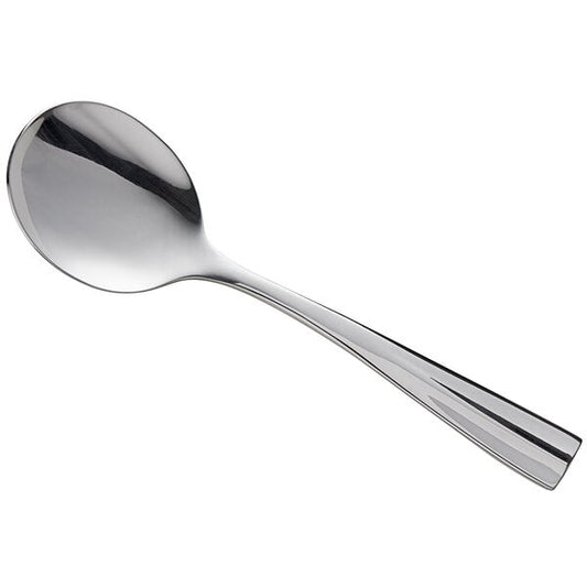 Acopa Ridge 6 11/16" Heavy Bouillon Spoon – item 267820002