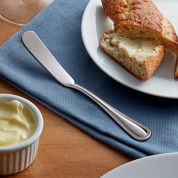 Acopa Lydia 7" X-Heavy Butter Spreader Knife – item 267830809 image 2