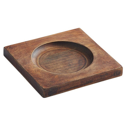Valor 6 1/4" x 6 1/4" Underliner w/ Rustic Chestnut Finish – item 825UL5SQRRND