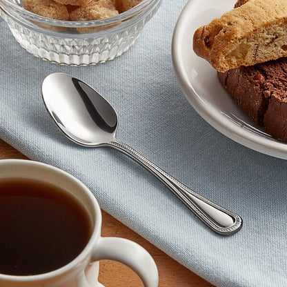 Acopa Lydia 4 1/4" X-Heavy Demitasse Spoon – item 267830800 image 2