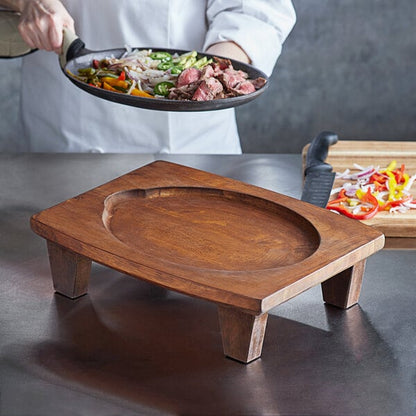 Valor 16" x 11 7/8" Display Stand w/ Rustic Chestnut Trivet – item 825ULOVLSTND image 2