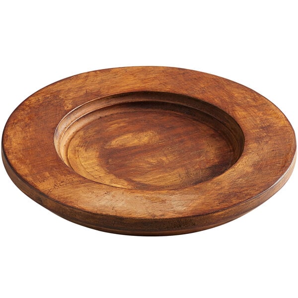 Valor 6 3/4" Round Wood Underliner w/ Rustic Chestnut Finish – item 825UL5RNDCHS
