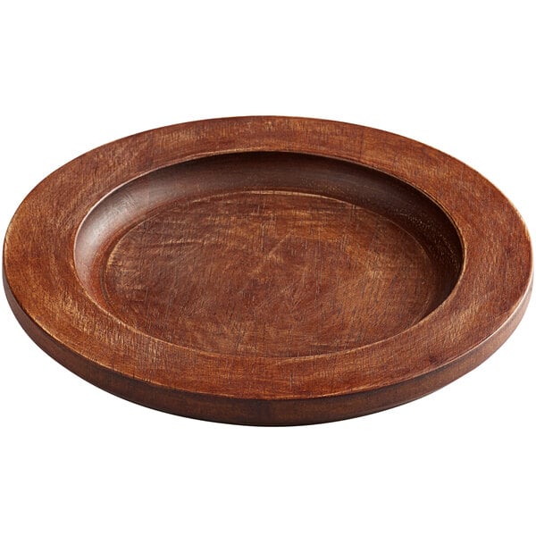 Valor 8" Round Wood Underliner w/ Rustic Chestnut Finish – item 825UL6RNDCHS