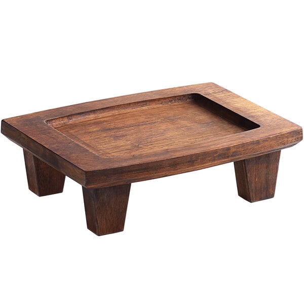 Valor 14" x 10" Display Stand w/ Rustic Chestnut Trivet – item 825ULSQRSTND