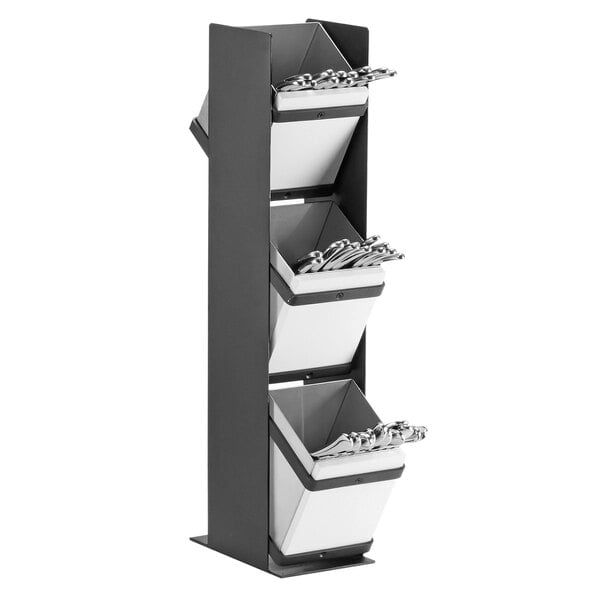Cal-Mil Monterey 3-Tier Flatware / Condiment Display – item 2112204813