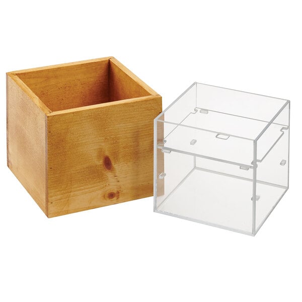 Madera Rustic Pine 7 1/2" x 7 1/2" Condiment Organizer – item 2112209699