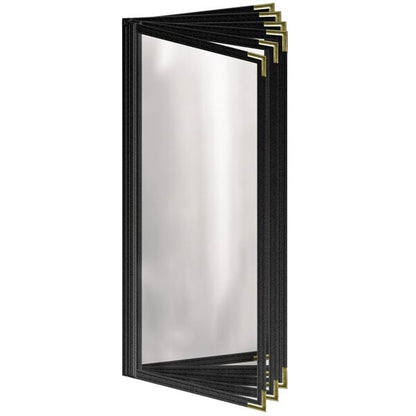 H. Menu Cover w/ Gold Decorative Corners and Gloss Finish – item 759T124AG41