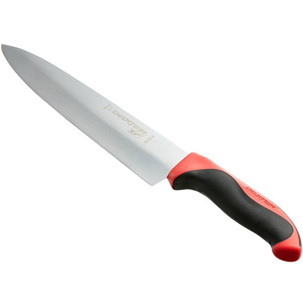 Dexter-Russell 36005R 360 Series 8" Chef Knife w/ Red Handle – item 21036005R