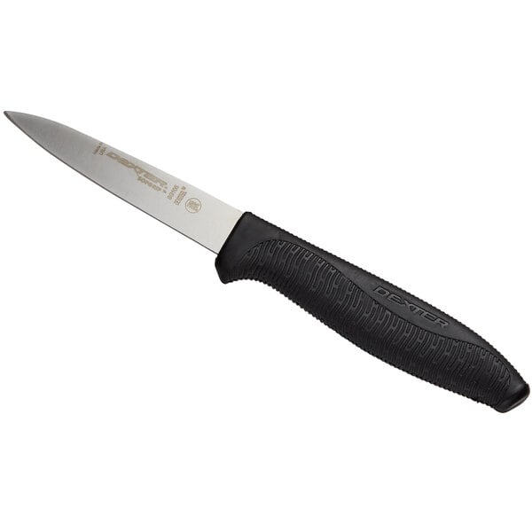 Dexter-Russell 24353B SofGrip 3 1/2" Smooth Paring Knife – item 21024353B