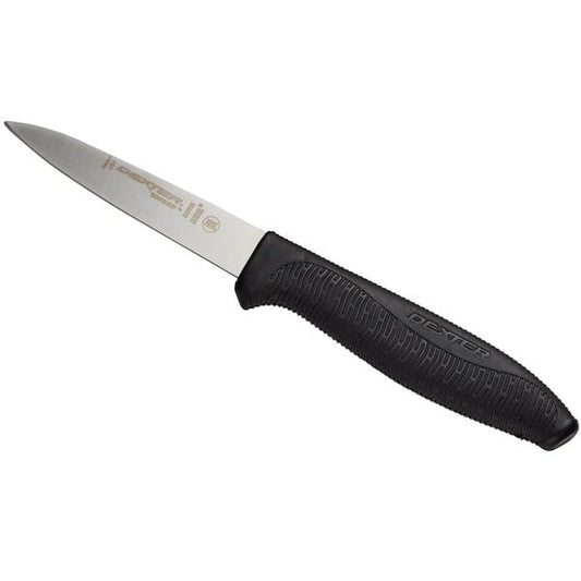 Dexter-Russell 24353B SofGrip 3 1/2" Smooth Paring Knife – item 21024353B