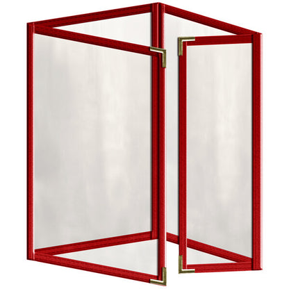 H. Menu Cover w/ Gold Decorative Corners and Gloss Finish – item 759TTQ3AG55