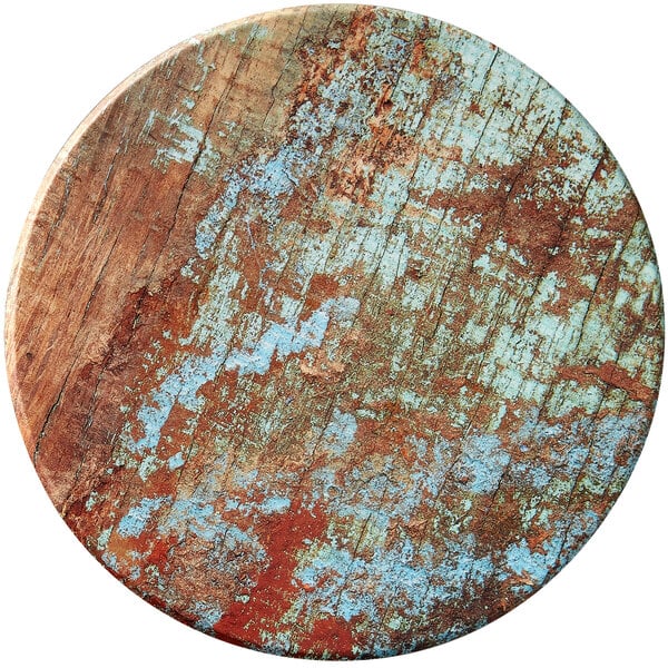 American Metalcraft 14" Faux Reclaimed Wood Serving Board – item 124RM14