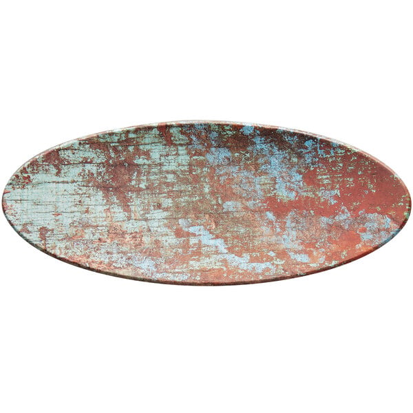 American Metalcraft 25 1/2" x 10 1/4" Faux Serving Board – item 124RM25