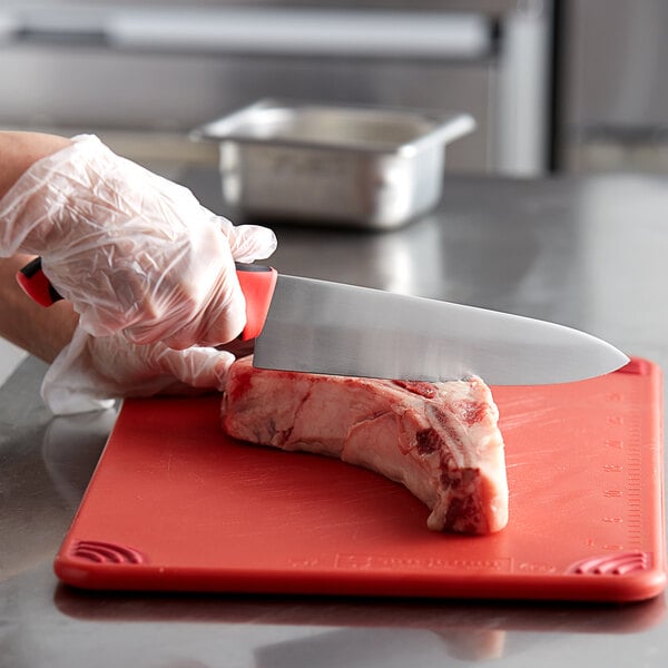 Dexter-Russell 36005R 360 Series 8" Chef Knife w/ Red Handle – item 21036005R image 2