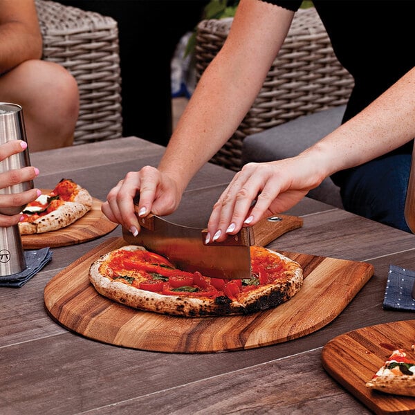 Ironwood 14" x 14" Acacia Wood Pizza Peel w/ Cutting Board – item 71428214
