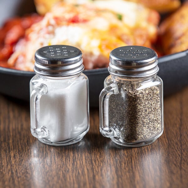 Tablecraft C170-12 1.5 oz. Glass Mini Seasoning Shaker – item 808C17012 image 2