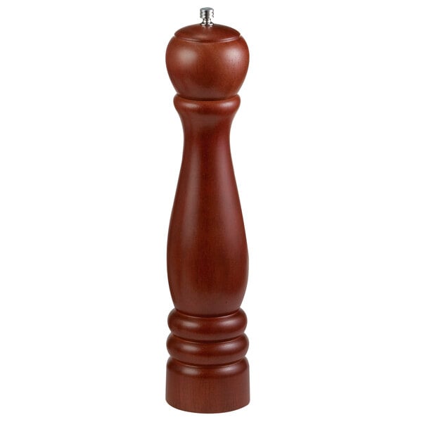 Tablecraft PM1912 12 1/2" Pepper Mill w/ Mahogany Finish – item 808PM1912