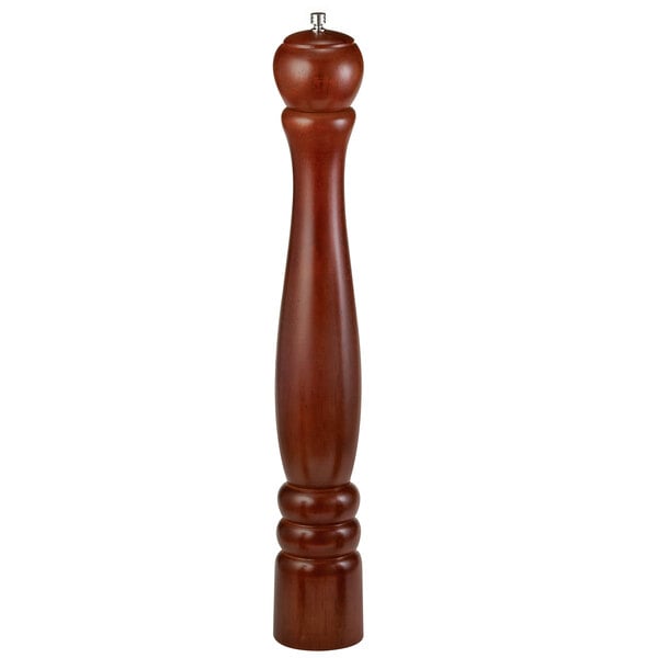 Tablecraft PM1918 18 1/4" Pepper Mill w/ Mahogany Finish – item 808PM1918
