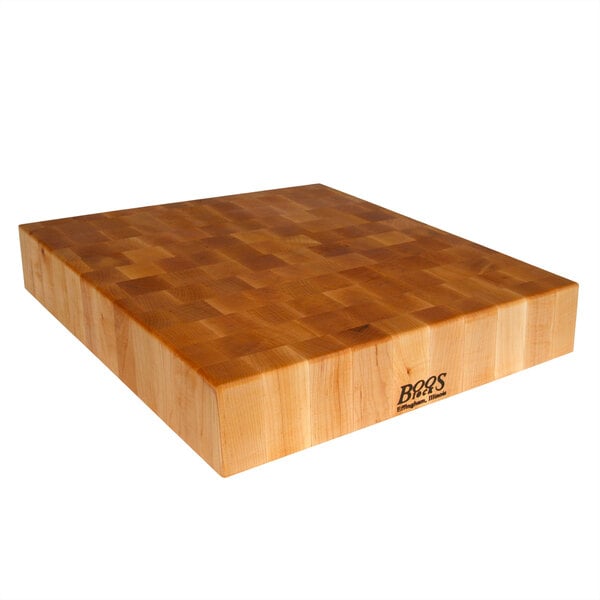 John Boos & Co. 18" x 18" Maple Wood Chopping Board – item 650CCB18S