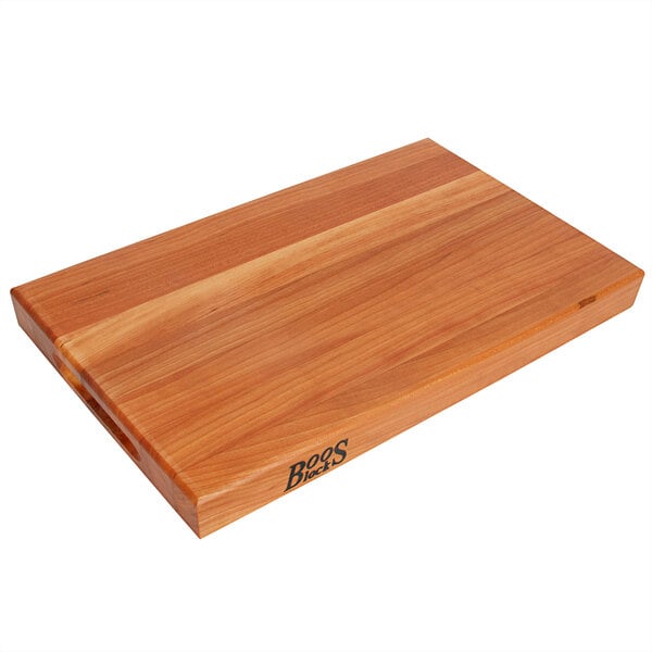 John Boos & Co. CHY- 18" x 12" Cherry Cutting Board – item 650CHYR01